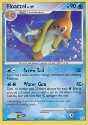 Floatzel — DP Trainer Kit: Manaphy & Lucario