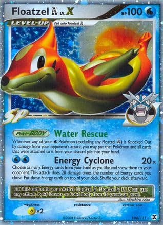 Floatzel GL Lv.X — Rising Rivals