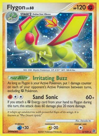 Flygon — Secret Wonders Pokémon TCG card by Kouki Saitou