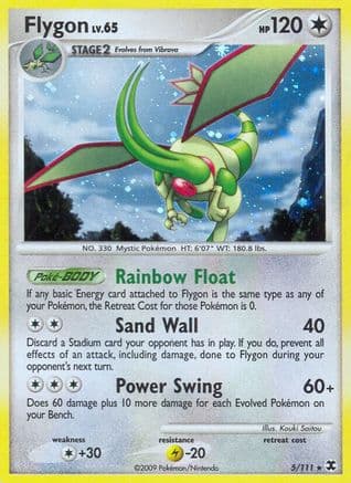 Flygon — Rising Rivals Pokémon TCG card by Kouki Saitou