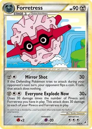 Forretress — Call of Legends Pokémon TCG card by Kyoko Umemoto