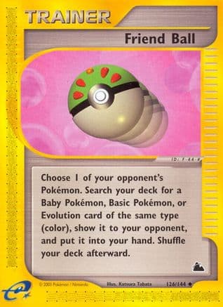 Friend Ball — Skyridge Pokémon TCG card by Katsura Tabata