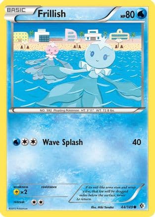 Frillish — Boundaries Crossed Pokémon TCG card by MARINA Chikazawa