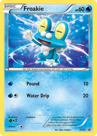 Froakie - XY03 — XY Promos Pokémon TCG card by Ken Sugimori