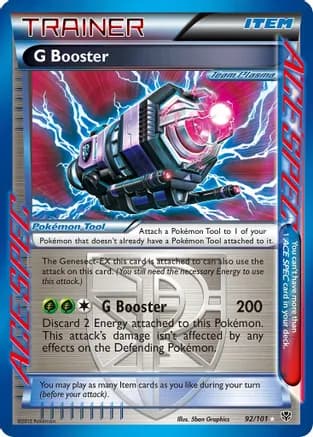G Booster (Team Plasma) — Plasma Blast Pokémon TCG card by 5ban Graphics