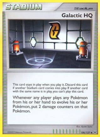 Galactic HQ — Platinum Pokémon TCG card by Ryota Saito
