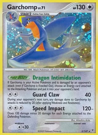 Garchomp — Supreme Victors Pokémon TCG card by Mitsuhiro Arita