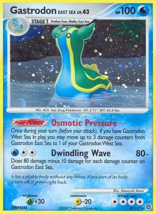Gastrodon East Sea — Secret Wonders Pokémon TCG card by Kazuyuki Kano