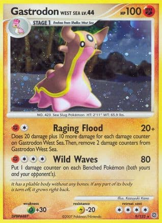 Gastrodon West Sea — Secret Wonders Pokémon TCG card by Kazuyuki Kano