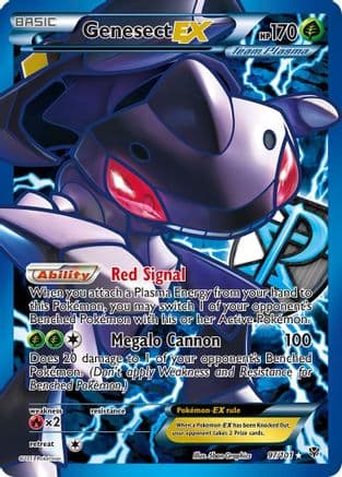 Genesect EX (Team Plasma) (97 Full Art) — Pokémon TCG card