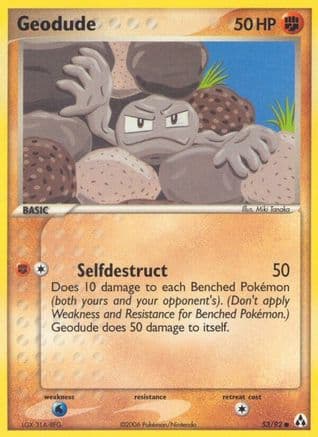 Geodude — Legend Maker Pokémon TCG card by Miki Tanaka