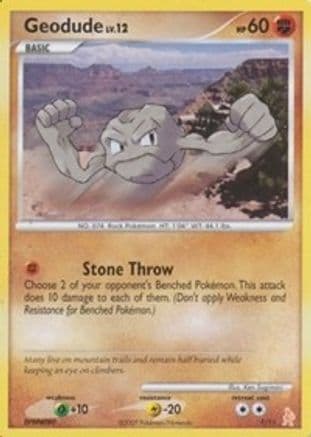 Geodude — DP Trainer Kit: Manaphy & Lucario Pokémon TCG card by Ken Sugimori