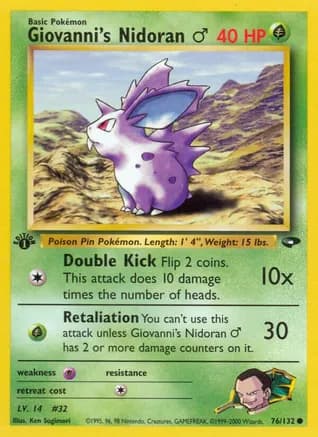 Giovanni's Nidoran M — Gym Challenge