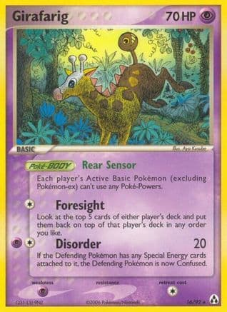 Girafarig — Legend Maker Pokémon TCG card by Aya Kusube