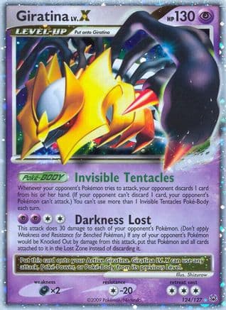 Giratina LV.X — Platinum Pokémon TCG card by Shizurow