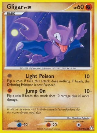 Gligar (94) — Legends Awakened Pokémon TCG card by Masakazu Fukuda