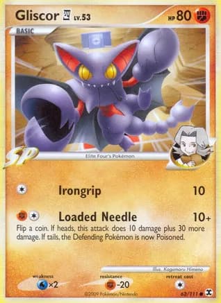 Gliscor E4 — Rising Rivals Pokémon TCG card by Kagemaru Himeno