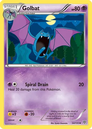 Golbat — Plasma Storm Pokémon TCG card by Kyoko Umemoto