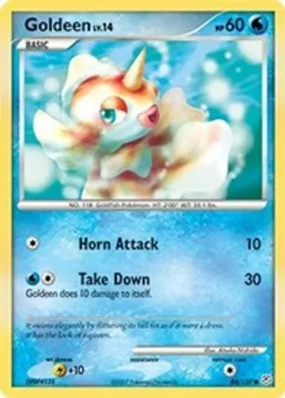 Goldeen — Diamond and Pearl Pokémon TCG card by Atsuko Nishida