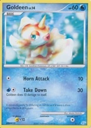 Goldeen — DP Trainer Kit: Manaphy & Lucario Pokémon TCG card by Mitsuhiro Arita