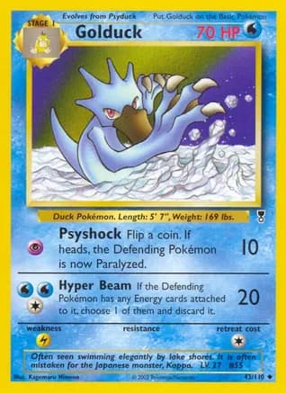Golduck — Legendary Collection Pokémon TCG card by Kagemaru Himeno
