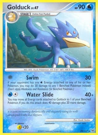 Golduck — Platinum Pokémon TCG card by otumami