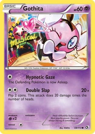 Gothita (69) — Legendary Treasures Pokémon TCG card by TOKIYA