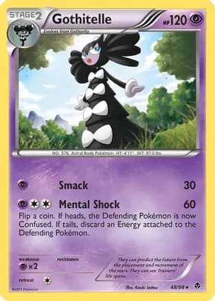 Gothitelle (48) — Emerging Powers Pokémon TCG card by Kouki Saitou