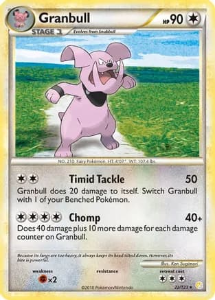 Granbull — HeartGold SoulSilver
