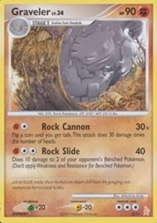 Graveler — DP Trainer Kit: Manaphy & Lucario Pokémon TCG card by Unknown