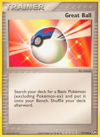 Great Ball — EX Power Keepers Pokémon TCG card by Nakaoka