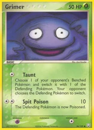 Grimer — EX Team Rocket Returns Pokémon TCG card by Aya Kusube
