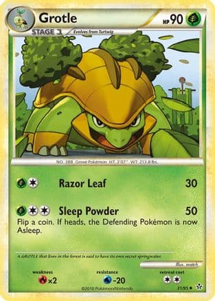 Grotle — Unleashed Pokémon TCG card by match