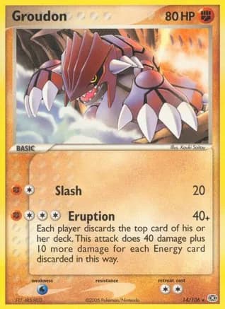 Groudon - 014/106 — EX Emerald