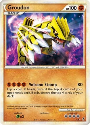 Groudon (Shiny) — Call of Legends