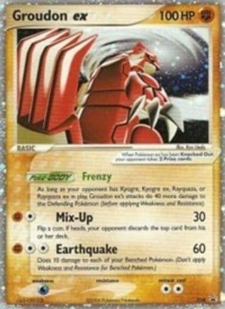 Groudon ex - 038 (EX Collector's Tins) — Nintendo Promos Pokémon TCG card by Ben Lin