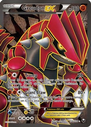 Groudon EX (106 Full Art) — Dark Explorers