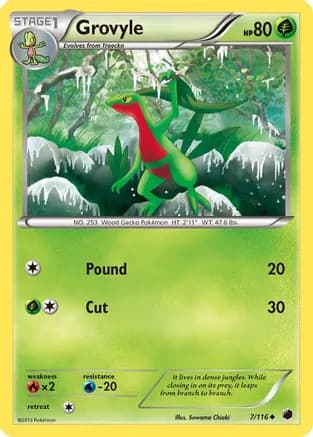 Grovyle — Plasma Freeze Pokémon TCG card by match