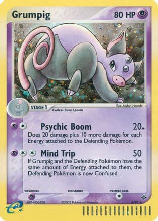 Grumpig — Dragon Pokémon TCG card by Midori Harada