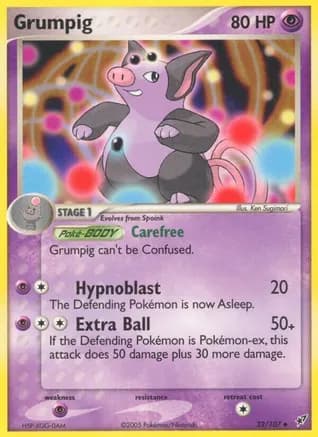 Grumpig — EX Deoxys
