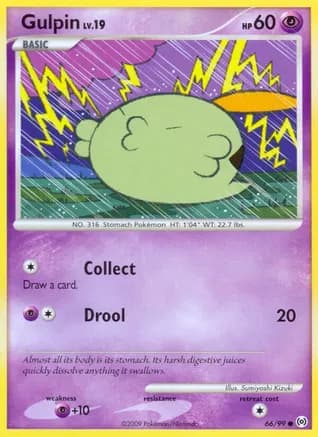 Gulpin (66) — Arceus Pokémon TCG card by Sumiyoshi Kizuki