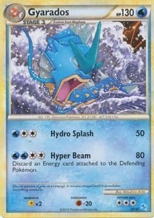 Gyarados (#20 Non-Holo) — HGSS Trainer Kit: Gyarados & Raichu