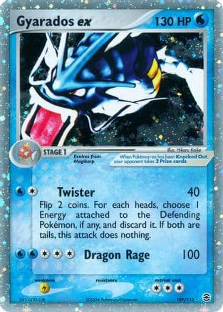 Gyarados ex — EX FireRed & LeafGreen Pokémon TCG card by Hikaru Koike