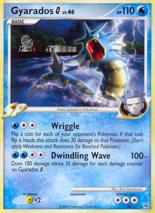 Gyarados G — Platinum Pokémon TCG card by Kent Kanetsuna