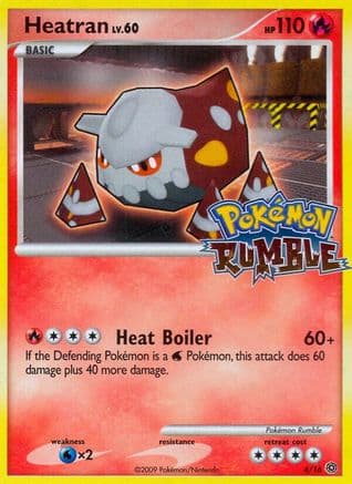 Heatran — Rumble Pokémon TCG card by Pokemon Rumble