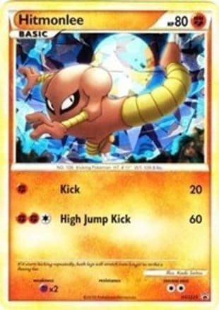Hitmonlee - HGSS25 — HGSS Promos Pokémon TCG card by Ken Sugimori