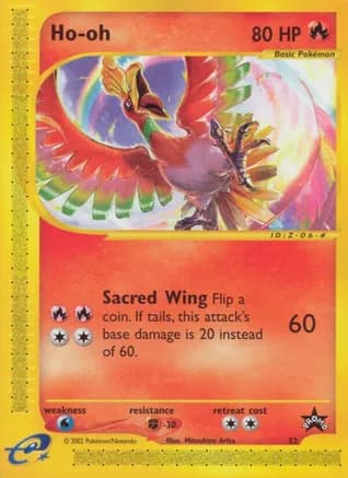 Ho-oh — WoTC Promo Pokémon TCG card by Mitsuhiro Arita