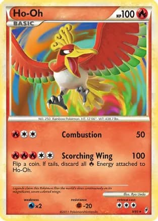 Ho-Oh — Call of Legends Pokémon TCG card by Ryo Ueda