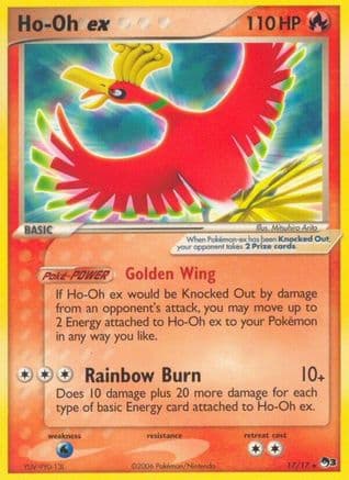 Ho-Oh ex (Non-Holo) — Pokémon TCG card