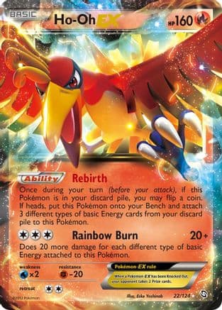 Ho-Oh EX — Dragons Exalted Pokémon TCG card by Eske Yoshinob